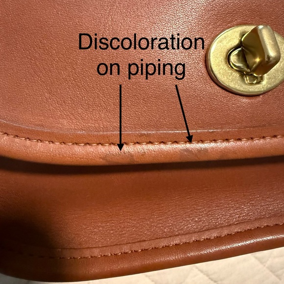 Vintage Coach 9965 Small Flap Trail Bag - Picture 3 of 10